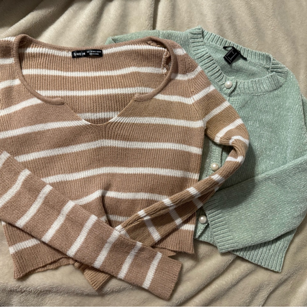 Cute mid-drift sweaters!